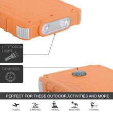 Load image into Gallery viewer, PowerUp Solar 10,000mAh Dual USB Backup Battery