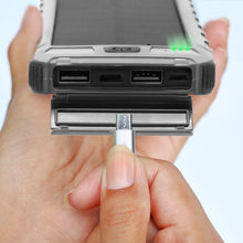 Load image into Gallery viewer, PowerUp Solar 10,000mAh Dual USB Backup Battery