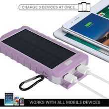 Load image into Gallery viewer, PowerUp Solar 10,000mAh Dual USB Backup Battery