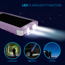 Load image into Gallery viewer, PowerUp Solar 10,000mAh Dual USB Backup Battery