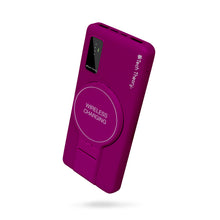 Load image into Gallery viewer, PowerMag View Wireless Charging 10,000mAh Backup Battery w/ Adjustable Stand