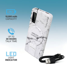 Load image into Gallery viewer, PowerMag View Wireless Charging 10,000mAh Backup Battery w/ Adjustable Stand