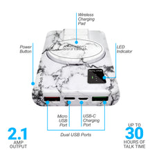Load image into Gallery viewer, PowerMag View Wireless Charging 10,000mAh Backup Battery w/ Adjustable Stand
