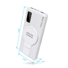 Load image into Gallery viewer, PowerMag View Wireless Charging 10,000mAh Backup Battery w/ Adjustable Stand
