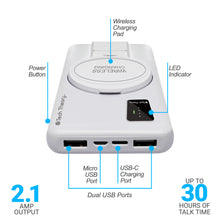 Load image into Gallery viewer, PowerMag View Wireless Charging 10,000mAh Backup Battery w/ Adjustable Stand