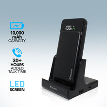 Load image into Gallery viewer, PowerUp 2 in 1 Wireless Charging Battery & Charging Station