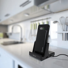 Load image into Gallery viewer, PowerUp 2 in 1 Wireless Charging Battery & Charging Station
