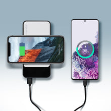 Load image into Gallery viewer, PowerUp 2 in 1 Wireless Charging Battery & Charging Station
