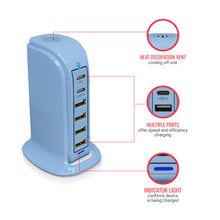 Load image into Gallery viewer, PowerUp PD Power Tower Multi Port Charging Station