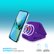 Load image into Gallery viewer, PowerUp Trinity 3 in 1 Wireless Charging Station for iPhone AirPods & iWatch