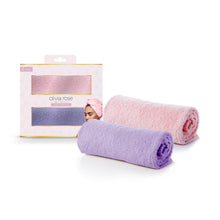 Load image into Gallery viewer, Olivia Rose Satin Sleep Set & 2 Pack Towel Turban