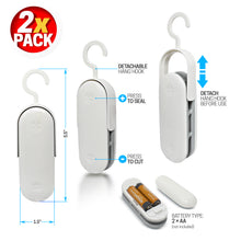 Load image into Gallery viewer, Space & Home 2-in-1 Mini Bag Sealer & Cutter Twin Pack
