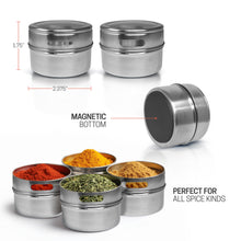 Load image into Gallery viewer, Space & Home Twist and Shake Magnetic Spice Jars