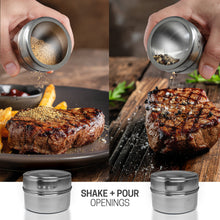 Load image into Gallery viewer, Space & Home Twist and Shake Magnetic Spice Jars