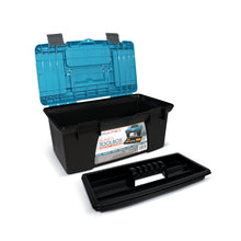 Load image into Gallery viewer, WorkSpace 16" Tool Box with Inner Tray & Lid Storage