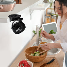 Load image into Gallery viewer, LuxBreeze Rechargeable Cordless Portable Fan w/ Clip-On Feature