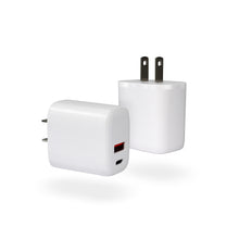 Load image into Gallery viewer, 2 Pack 30W PD Dual Port Charger