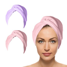 Load image into Gallery viewer, Olivia Rose Satin Sleep Set & 2 Pack Towel Turban