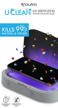 Load image into Gallery viewer, U-Clean UV Light Sanitizing & Disinfecting Portable Box