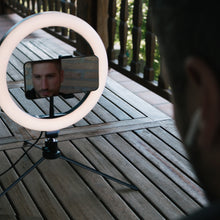 Load image into Gallery viewer, Desktop U-Stream Home Streaming Studio w/ 10" Ring Light