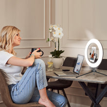 Load image into Gallery viewer, Desktop U-Stream Home Streaming Studio w/ 10" Ring Light