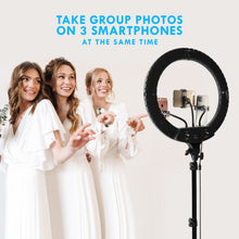 Load image into Gallery viewer, U-Stream Executive Home Streaming Studio Kit with 18" Ring Light & Tripod