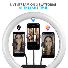 Load image into Gallery viewer, U-Stream Executive Home Streaming Studio Kit with 18" Ring Light & Tripod