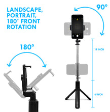 Load image into Gallery viewer, U-Stream Mini Selfie Stick Tripod w/ Wireless Remote