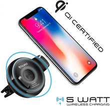 Load image into Gallery viewer, Universal Qi-Certified Wireless Charging Vent Mount

