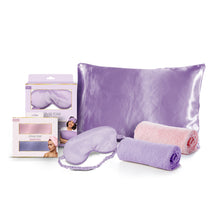 Load image into Gallery viewer, Olivia Rose Satin Sleep Set &amp; 2 Pack Towel Turban
