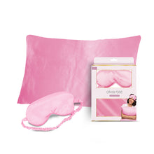 Load image into Gallery viewer, Olivia Rose Satin Sleep Set &amp; 2 Pack Towel Turban
