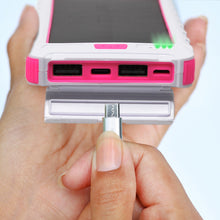 Load image into Gallery viewer, PowerUp Solar 10,000mAh Dual USB Backup Battery
