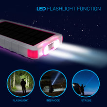 Load image into Gallery viewer, PowerUp Solar 10,000mAh Dual USB Backup Battery
