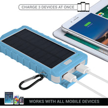 Load image into Gallery viewer, PowerUp Solar 10,000mAh Dual USB Backup Battery
