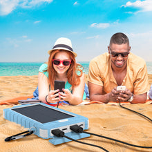 Load image into Gallery viewer, PowerUp Solar 10,000mAh Dual USB Backup Battery

