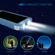 Load image into Gallery viewer, PowerUp Solar 10,000mAh Dual USB Backup Battery
