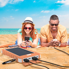 Load image into Gallery viewer, PowerUp Solar 10,000mAh Dual USB Backup Battery
