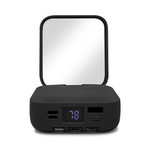 Load image into Gallery viewer, PowerUp Glow Portable Power Bank and Compact Mirror
