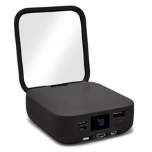 Load image into Gallery viewer, PowerUp Glow Portable Power Bank and Compact Mirror
