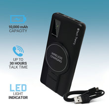 Load image into Gallery viewer, PowerMag View Wireless Charging 10,000mAh Backup Battery w/ Adjustable Stand

