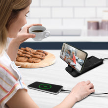 Load image into Gallery viewer, PowerMag View Wireless Charging 10,000mAh Backup Battery w/ Adjustable Stand
