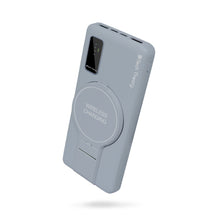 Load image into Gallery viewer, PowerMag View Wireless Charging 10,000mAh Backup Battery w/ Adjustable Stand
