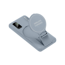 Load image into Gallery viewer, PowerMag View Wireless Charging 10,000mAh Backup Battery w/ Adjustable Stand
