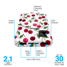 Load image into Gallery viewer, PowerMag View Wireless Charging 10,000mAh Backup Battery w/ Adjustable Stand
