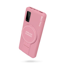 Load image into Gallery viewer, PowerMag View Wireless Charging 10,000mAh Backup Battery w/ Adjustable Stand
