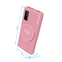 Load image into Gallery viewer, PowerMag View Wireless Charging 10,000mAh Backup Battery w/ Adjustable Stand
