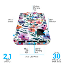 Load image into Gallery viewer, PowerMag View Wireless Charging 10,000mAh Backup Battery w/ Adjustable Stand
