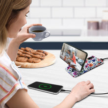 Load image into Gallery viewer, PowerMag View Wireless Charging 10,000mAh Backup Battery w/ Adjustable Stand
