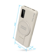 Load image into Gallery viewer, PowerMag View Wireless Charging 10,000mAh Backup Battery w/ Adjustable Stand
