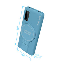 Load image into Gallery viewer, PowerMag View Wireless Charging 10,000mAh Backup Battery w/ Adjustable Stand
